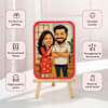 Gift Cute Personalized Caricature Photo Frame For Couples