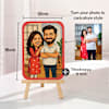 Buy Cute Personalized Caricature Photo Frame For Couples
