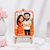 Cute Personalized Caricature Photo Frame For Couples Online