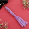 Cute Purple Macrame Bag Charm Online