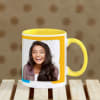 Gift Cute Yellow Handle Personalized Mug