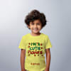 Cutie Patootie Personalized T-Shirt For Kids - Yellow Online