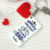 Cycling Dad Personalized Keychain With Heart Online