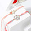 Gift CZ Shimmer Rakhi Gift Combo