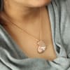 Shop CZ Stone Heart Shape Pendant Necklace