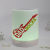 Shop Dad Rocks - Personalized Touch Lamp And Bluetooth Speaker