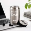 Gift Dad's Personalized Can Tumbler - Silver