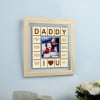Gift Daddy Love Personalized Wooden Photo Frame