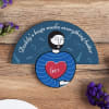 Gift Daddy's Hugs Personalized Fridge Magnets (Set of 2)