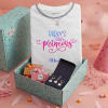 Daddy's Princess Personalized Hamper - White Online
