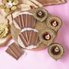 Dairy Milk Bars with Handcrafted Diyas Online