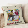 Shop Daring Bro Personalized Satin Pillow