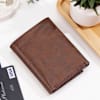 Shop Dark Brown Father's Day Anchor Wallet