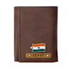Gift Dark Brown Mens Wallet - Personalized