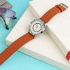 Buy Darling Brother Brown Leather Watch