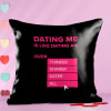 Gift Dating Is Awesome Cushion