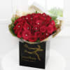 Gift Dazzling 50 Red Roses Hand Tied