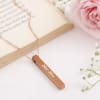 Dazzling Beauty - Personalized Rose Gold Pendant Chain Online