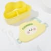 Gift Dazzling Personalized Cloud Tiffin Box - Yellow