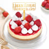 Decadent Strawberry Cheesecake For Womens Day (600 Grams) Online