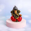 Gift Decorated Ganpati with Brass Laxmi Diya