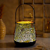 Buy Decorative Lantern With LED String Light - Black (Set of 2)