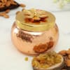 Buy Decorative Metal Container with Dry Fruits