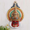 Decorative Metal Kathakali Mask Wall Mount 7 Inch Online