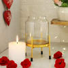 Gift Decorative Valentine Candle in Glass Jar