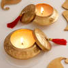 Buy Delectable Sweets With Candles Diwali Combo