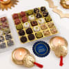 Delectable Sweets With Candles Diwali Combo Online
