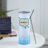 Gift Delete Your Feelings Personalized Stainless Steel Tumbler With Straw