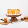 Gift Delicious and Moist Caramel Cake (Half Kg)