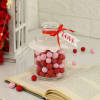 Delicious Dragees In Airtight Glass Container For Your Valentine Online