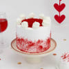 Gift Delicious Red Velvet Cake (600 Gm)