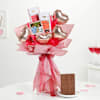 Delightful Personalized Valentine's Day Fridge Magnet Bouquet Online