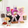 Gift Delightful Snacks And Floral Surprise Hamper