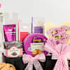 Shop Delightful Snacks And Floral Surprise Hamper