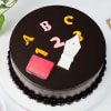 Buy Delightful Teachers Day Choco And Truffle Cake  (Half Kg)