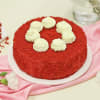 Delish Red Velvet Cream Cake  (Half kg) Online