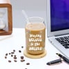 Buy Delulu Is The Solulu - Personalized Can-Shaped Glass With Straw