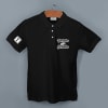Shop Delulu Is The Solulu Personalized Polo T-shirt - Black