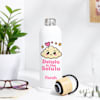 Gift Delulu Personalized Matte White Water Bottle