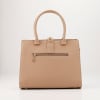 Buy Deluxe Handbag With Detachable Strap - Caramel Brown