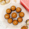 Gift Desi Ghee Besan Laddoo And Roli Chawal (400 gm)