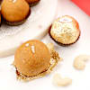 Buy Desi Ghee Besan Laddoo And Roli Chawal (400 gm)