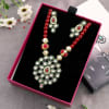 Shop Designer Kundan Necklace Set with Red Stones