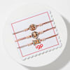 Buy Divine Antique Pearl Rakhi (Set of 3)
