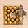 Divine Gajmukh Special Wall Hanging with 24 pc. Ferrero Rocher Online