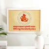 Divine Ganesha Mantra White Frame Online